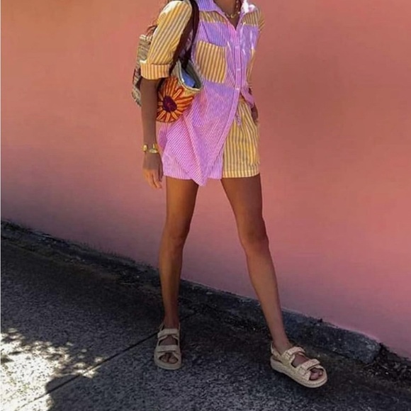 Striped Short Set - Picture 2 of 3